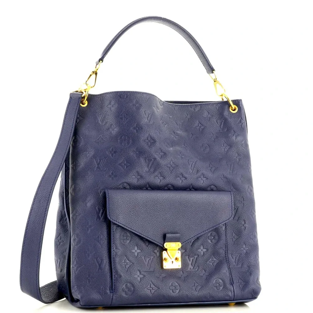 Louis Vuitton Metis Hobo Monogram Empreinte Leather Blue - Picture 12 of 17